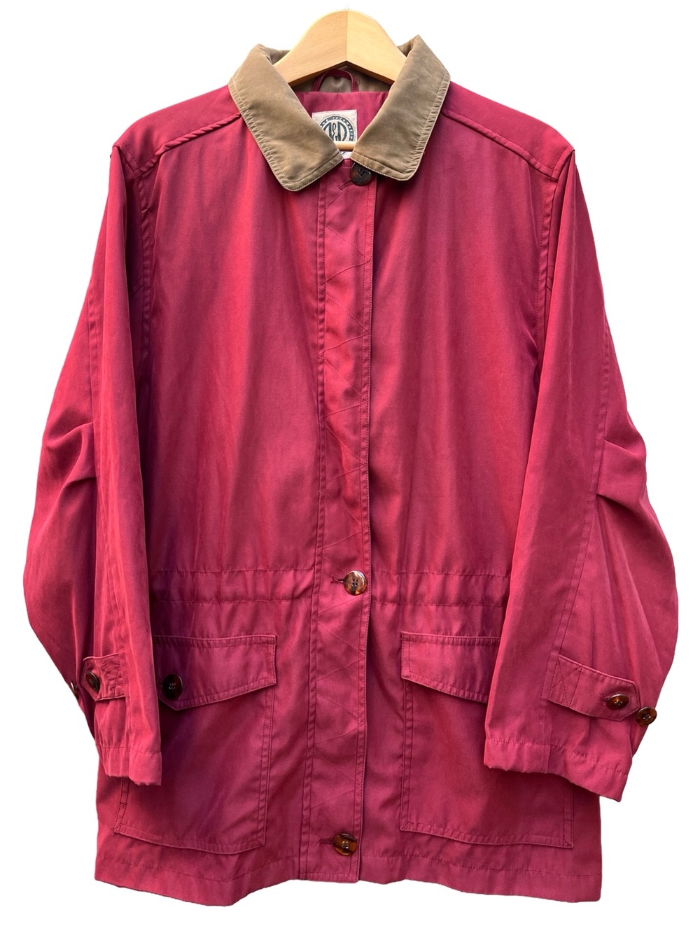 Vintage R&R Burgundy Barn Utility Jacket Size 12